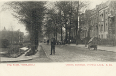 121 Gezicht in de Biltstraat te Utrecht: het gedeelte tussen de Museumbrug en de Oorsprongpark.